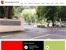 Tablet Screenshot of pgsportsclub.com.my